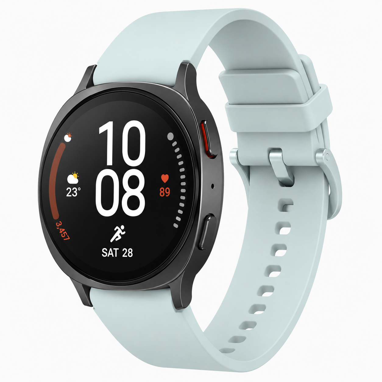 Samsung Galaxy Watch 8 40mm Silicone Sport Watch Strap Band Soft Solid Color