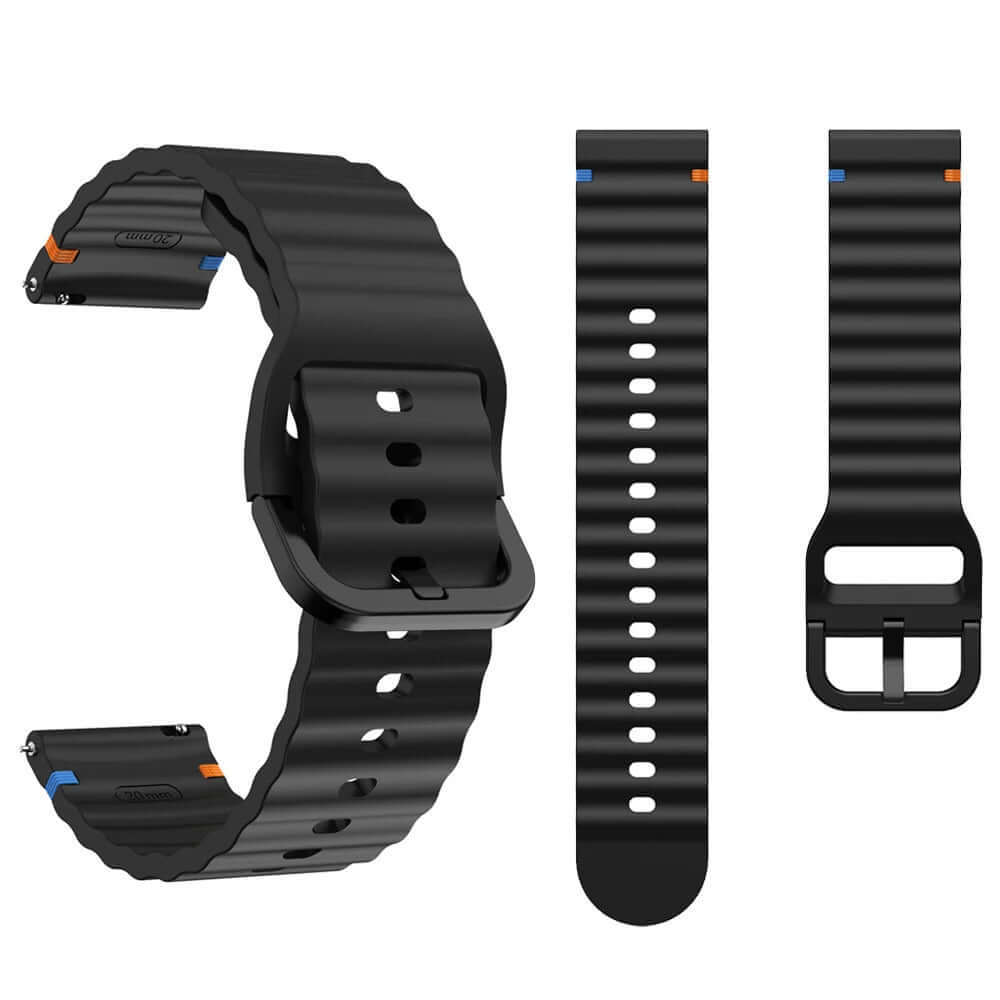 Samsung Galaxy Watch 6 40mm Strap Wave Sports Soft Silicone Watch Band