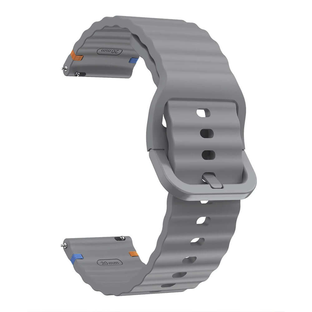 Samsung Galaxy Watch 6 40mm Strap Wave Sports Soft Silicone Watch Band
