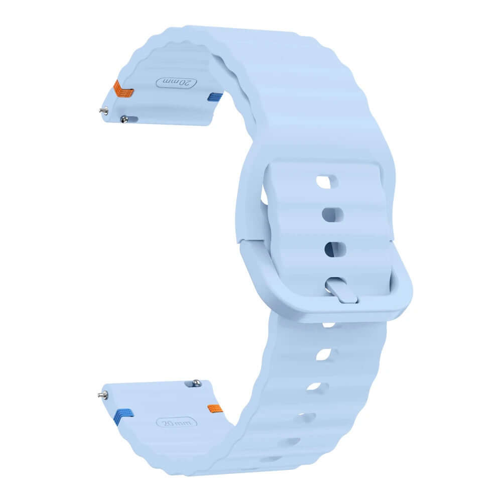 Samsung Galaxy Watch 6 40mm Strap Wave Sports Soft Silicone Watch Band