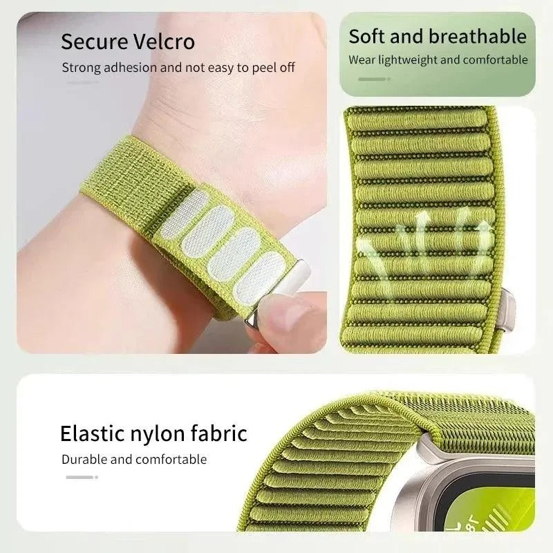 Apple Watch Series 10 Strap Nylon Braided Loop Watch Band