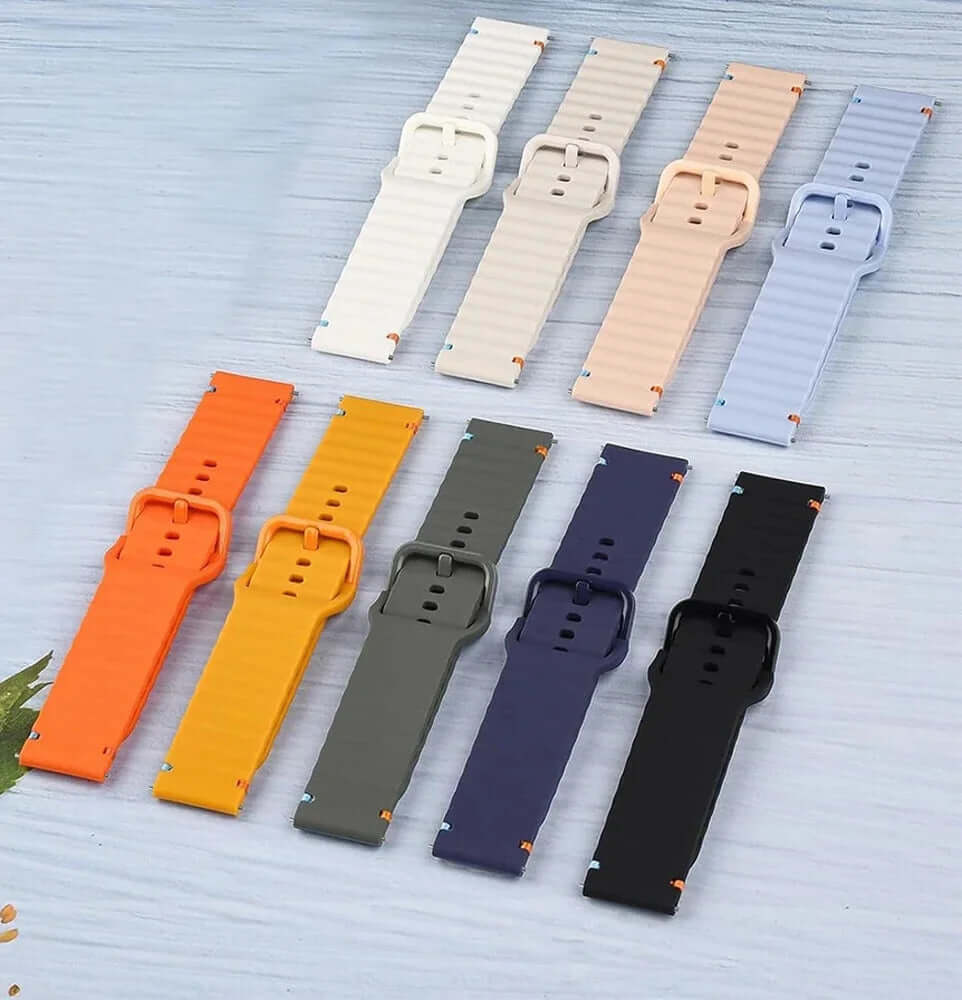 Samsung Galaxy Watch 6 40mm Strap Wave Sports Soft Silicone Watch Band