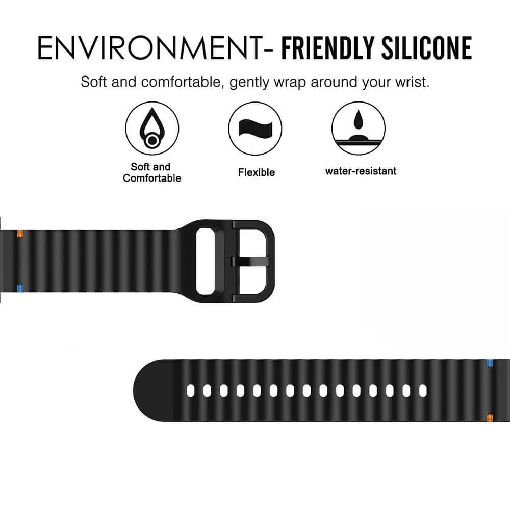 Amazfit GTS 2e Strap Smart Watch Band Sports Soft Silicone Wave Band