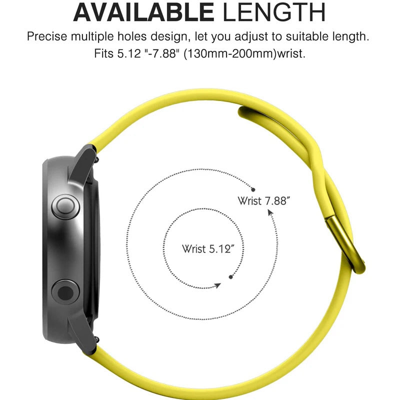 Garmin Vivoactive 3T Silicone Sport Watch Strap Band Soft Solid Color