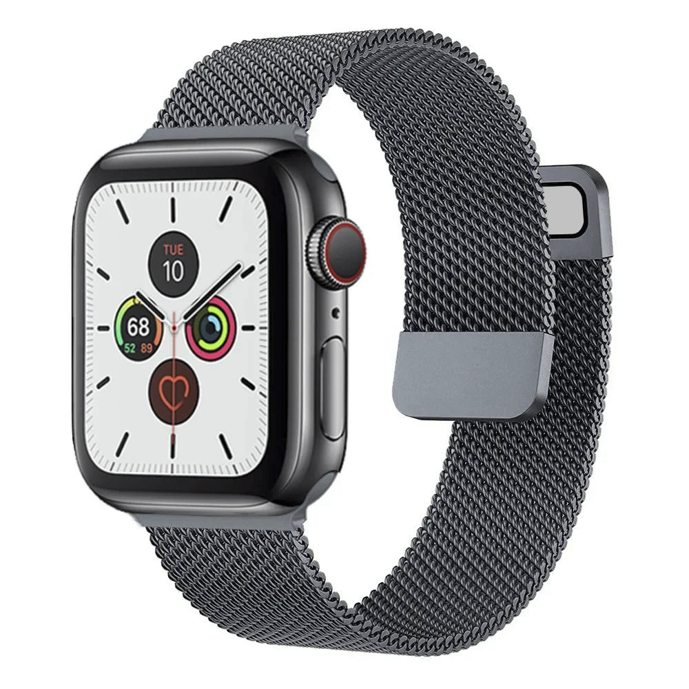 Apple Watch Series 10 Strap Milanese Mesh Loop Stainless Steel Band