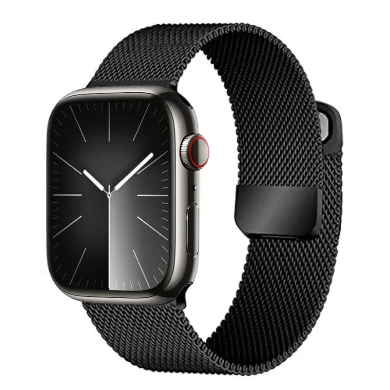 Apple Watch Series 10 Strap Milanese Mesh Loop Stainless Steel Band
