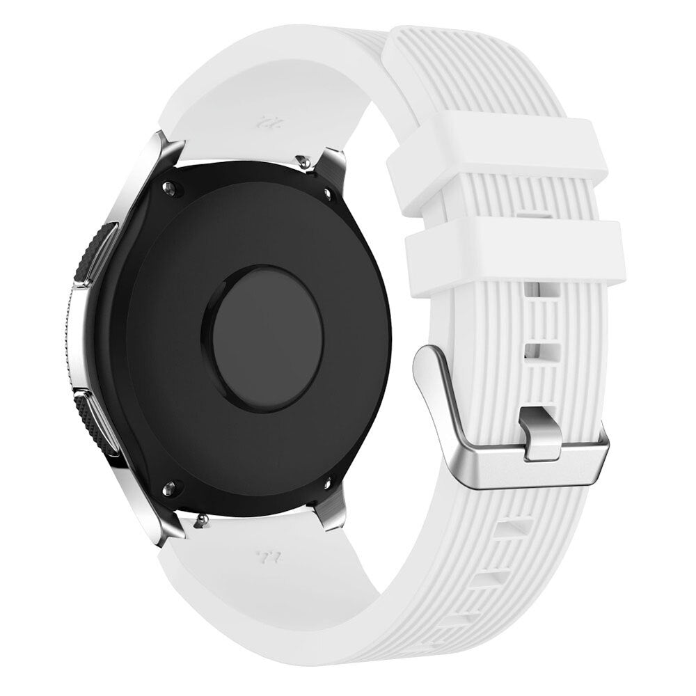 Samsung Galaxy Watch 42mm Line Design Soft Silicone Strap Sports Band - Quick Release