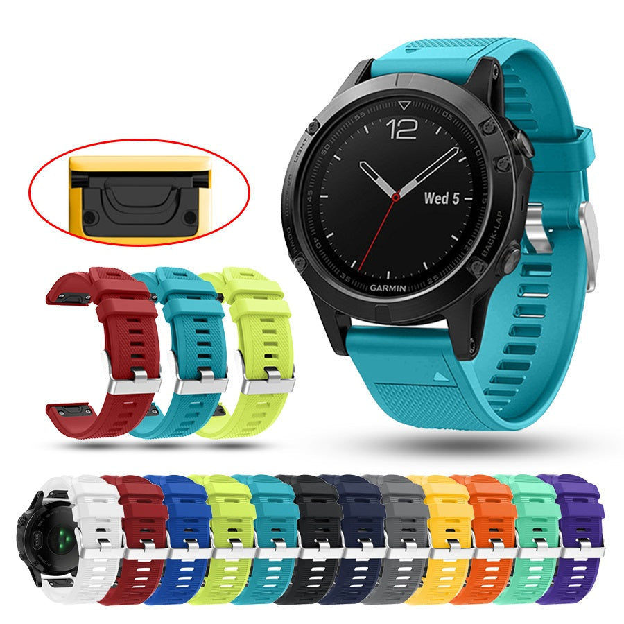 BoLuo Cinturino In Silicone Per Garmin – 22mm – Compatibile Con Fenix 7, Epix Gen 2, Instinct 2 E Molti Altri
