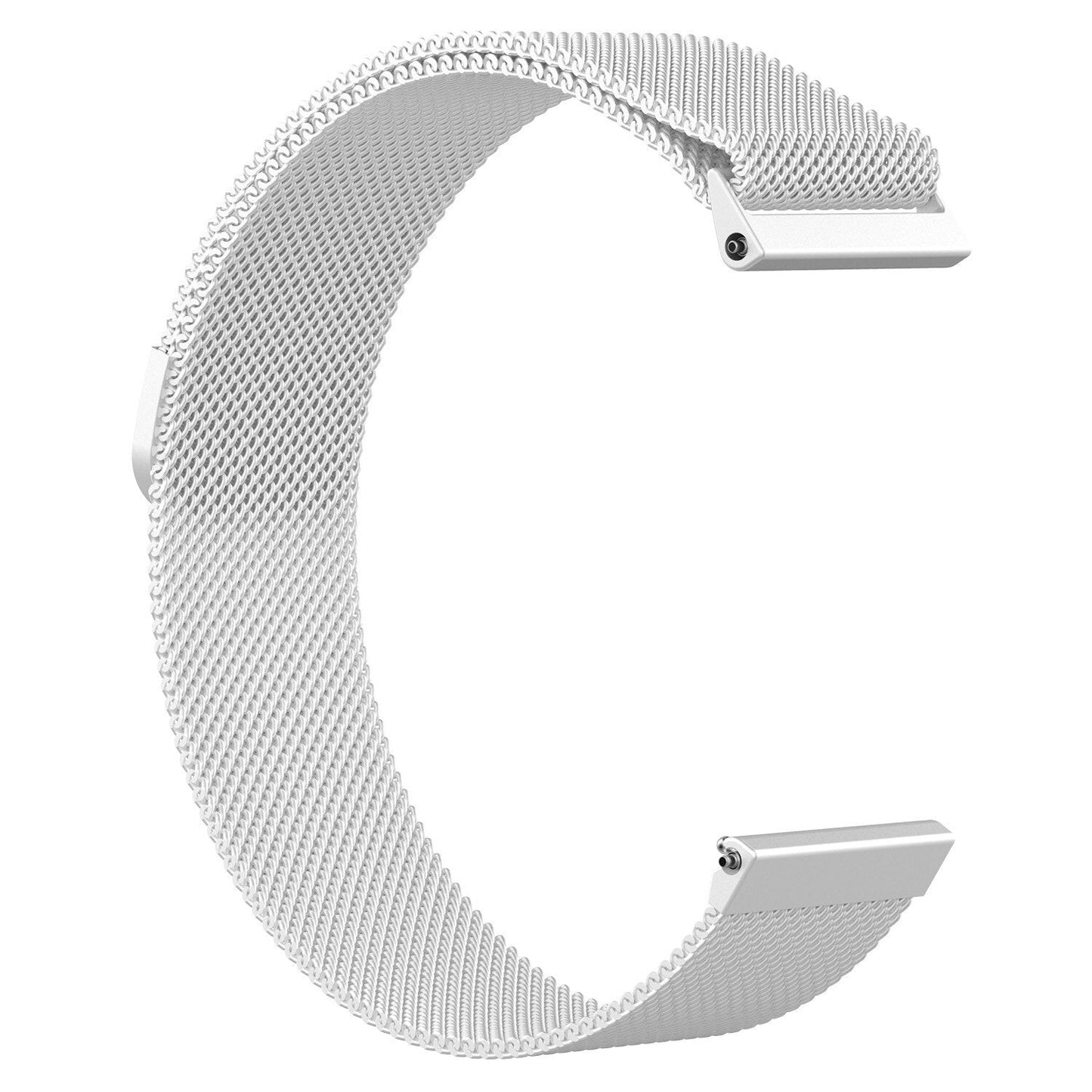 Fitbit Sense 2 Magnetic Milanese Metal Mesh Loop Band Strap Stainless Steel