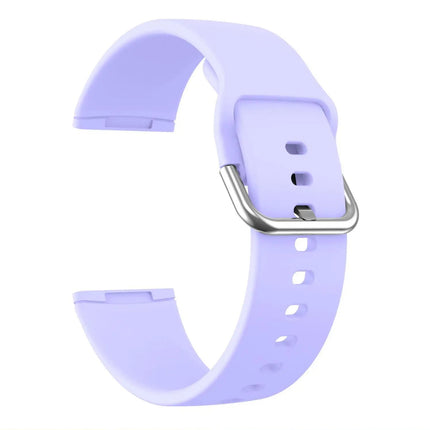 Fitbit Versa 3 Strap Rubber Band Soft Silicone Solid Color Replacement