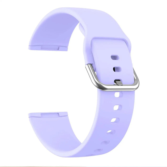 Fitbit Sense Strap Rubber Band Soft Silicone Solid Color Replacement