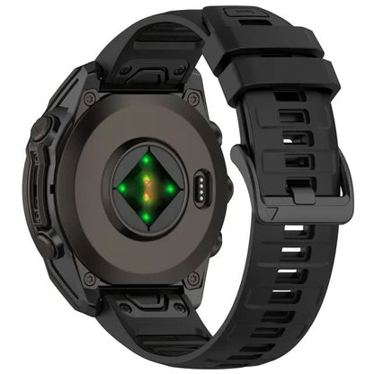 Garmin Fenix 8 Solar 47mm Strap Soft Silicone Two Tone Fitness Sports Band