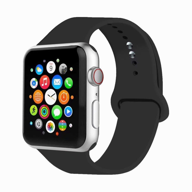 Apple Watch Series 9 Soft Replacement Silicone Strap Sports Slim Watch Band