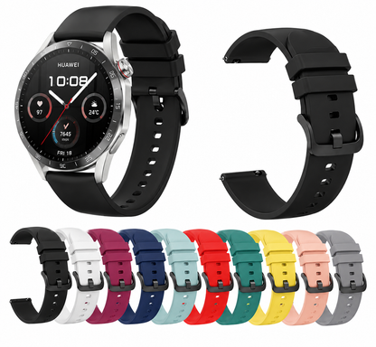 Huawei Watch 2 Silicone Sport Watch Strap Band Soft Solid Color
