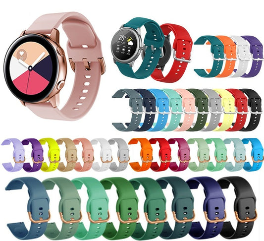 Garmin Venu 2S Solid Color Strap Rubber Band Soft Silicone - Quick Release