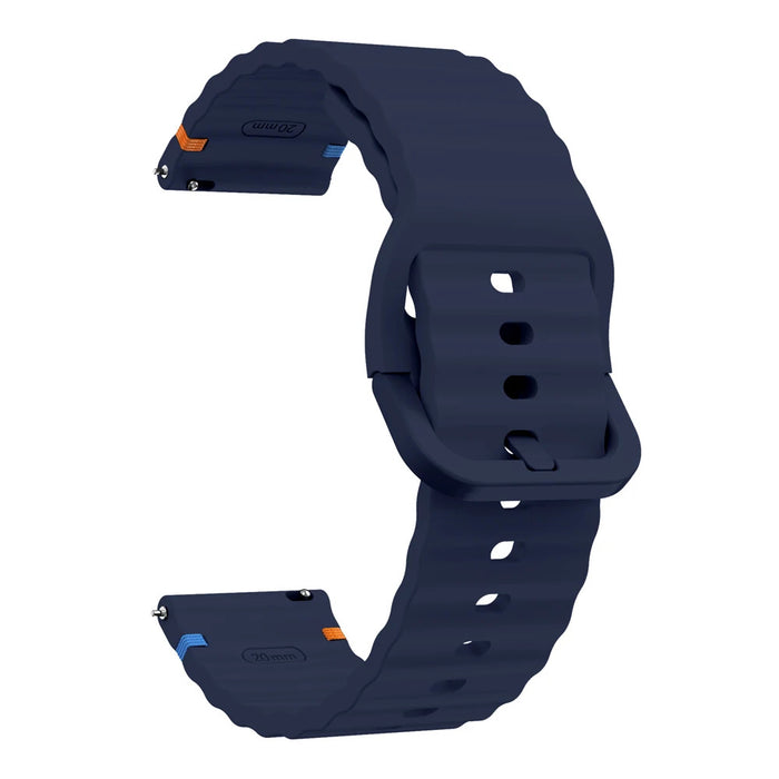 Garmin Approach S40 Strap Watch Band Sports Soft Silicone Wave Band - Quick Release
