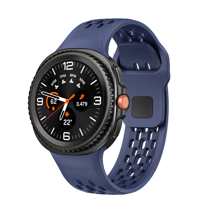 Samsung Galaxy Watch 8 44 MM Strap Smart Watch Band Sports Soft Silicone Hole Band