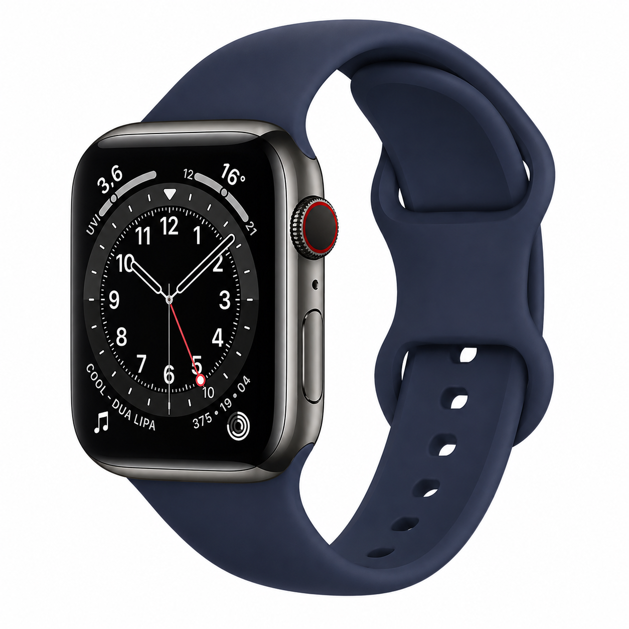 Apple Watch Series 3 Silicone Sport Watch Strap Flexible Classic Band