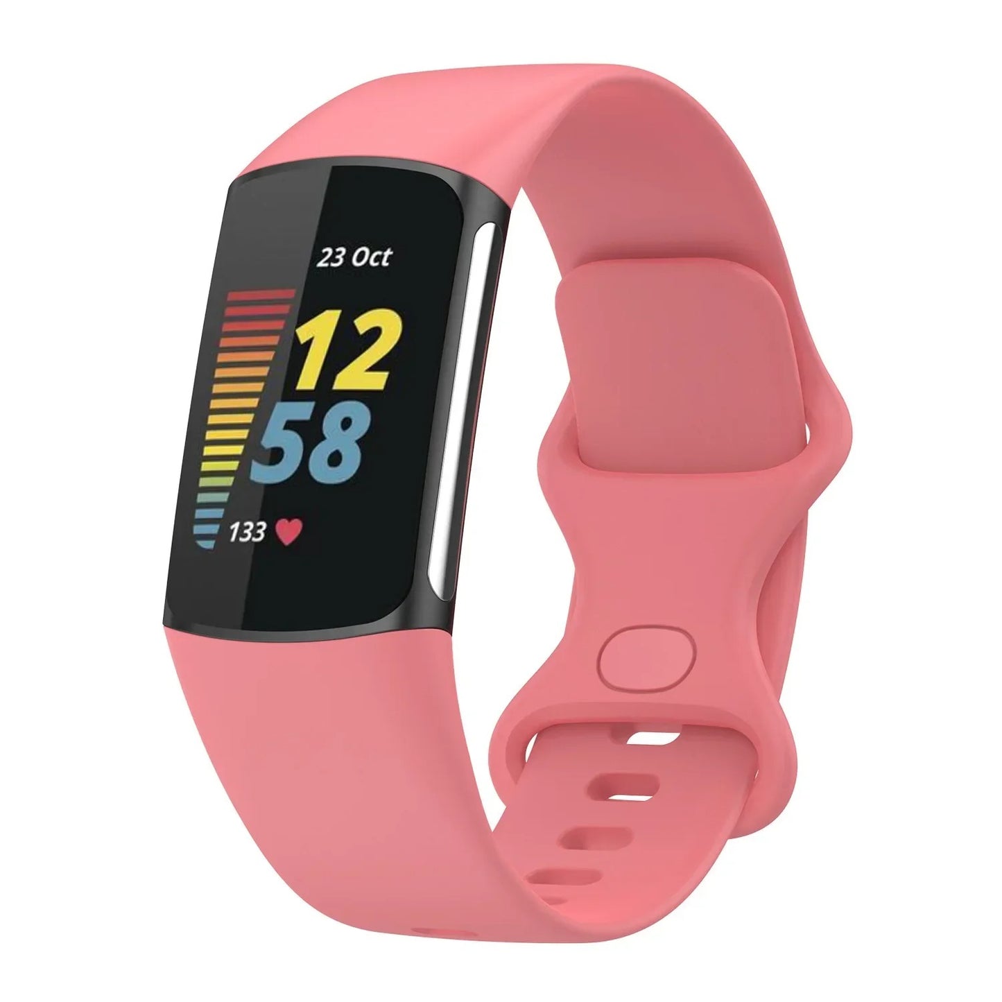 Fitbit Charge 5 Strap Silicone Sport Classic Watch Band Women Men