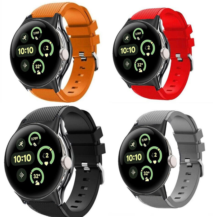 Google Pixel Watch 3 (45 mm) Strap Watch Band Soft Silicone Sports