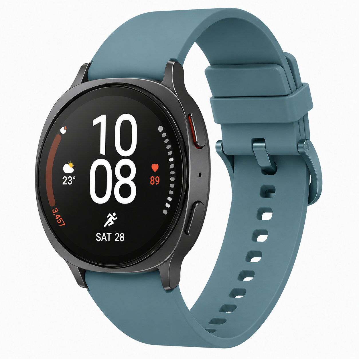 Samsung Galaxy Watch 8 40mm Silicone Sport Watch Strap Band Soft Solid Color