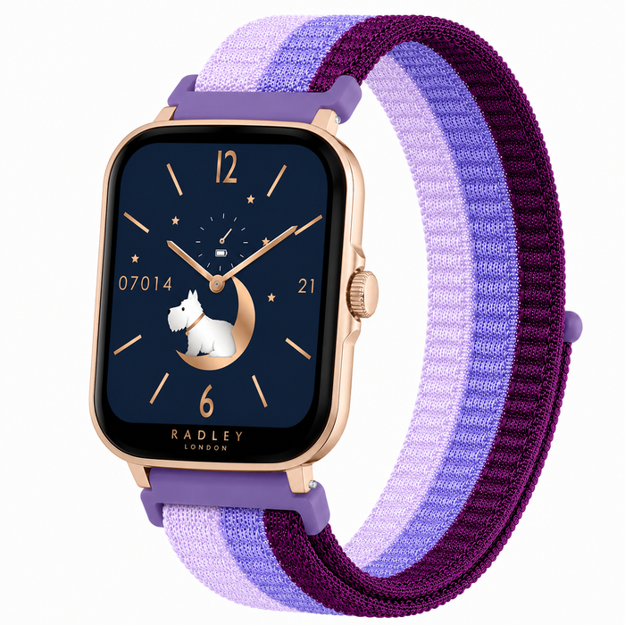 Radley London Series 20 Woven Nylon Loop Strap Watch Band