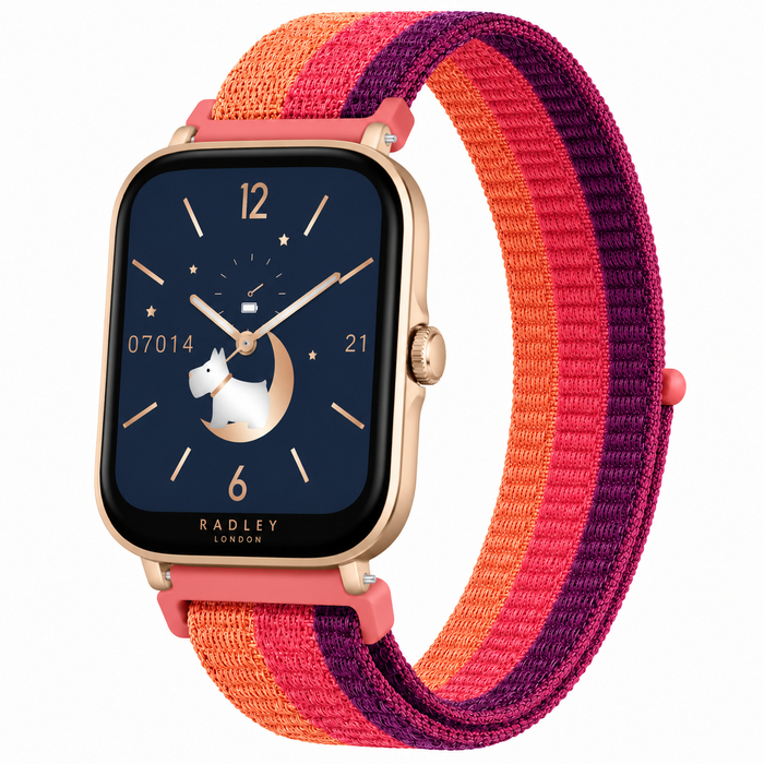 Radley London Series 20 Woven Nylon Loop Strap Watch Band