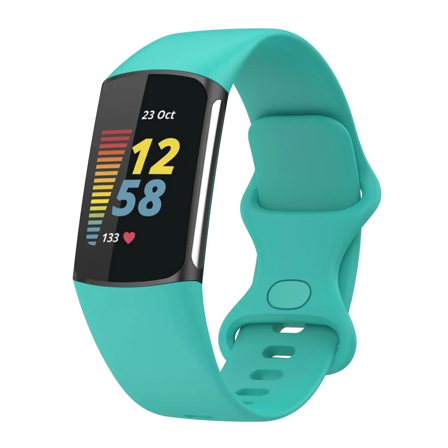 Fitbit Charge 5 Strap Silicone Sport Classic Watch Band Women Men