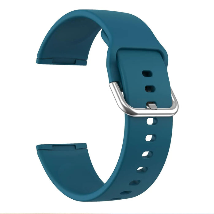 Fitbit Versa 3 Strap Rubber Band Soft Silicone Solid Color Replacement