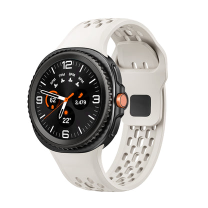 Samsung Galaxy Watch 8 40 MM Strap Smart Watch Band Sports Soft Silicone Hole Band