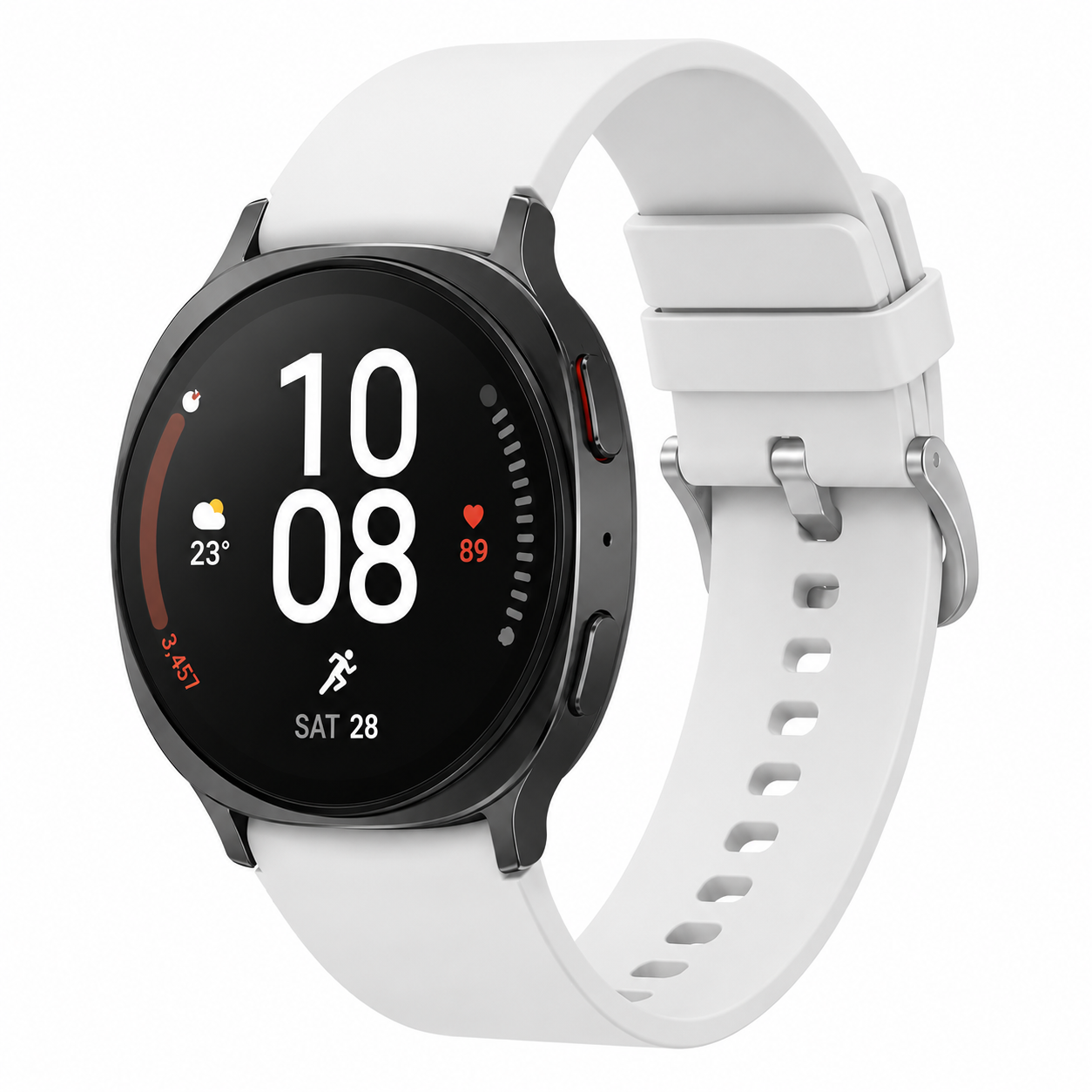 Samsung Galaxy Watch 8 40mm Silicone Sport Watch Strap Band Soft Solid Color