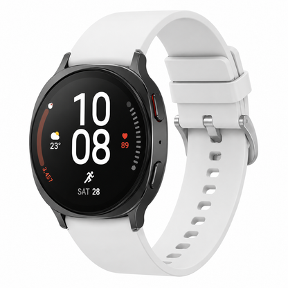 Samsung Galaxy Watch 8 40mm Silicone Sport Watch Strap Band Soft Solid Color