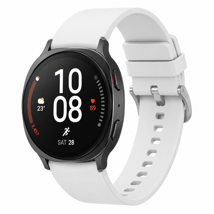 Samsung Galaxy Watch 8 40mm Silicone Sport Watch Strap Band Soft Solid Color