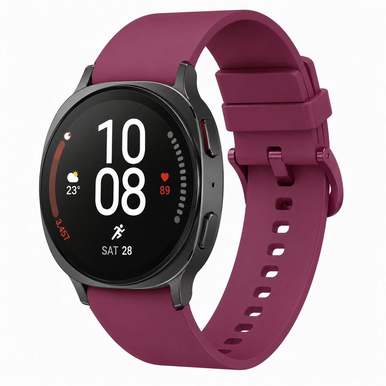 Samsung Galaxy Watch 8 40mm Silicone Sport Watch Strap Band Soft Solid Color