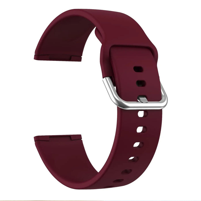 Fitbit Versa 4 Strap Rubber Band Soft Silicone Solid Color Replacement