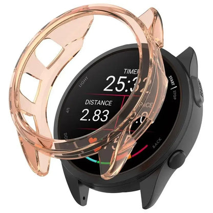 Garmin Forerunner 165 Case Transparent TPU Protective Watch Cover Screen Protector
