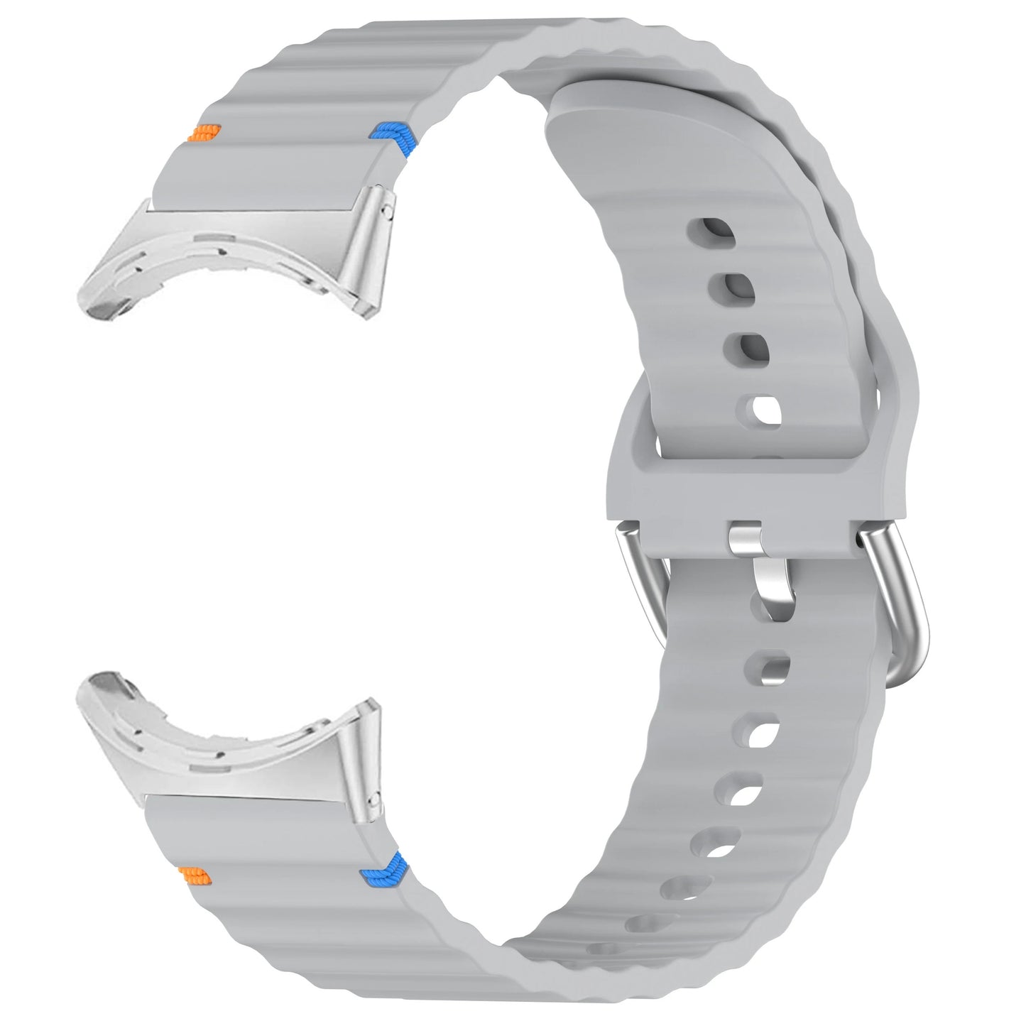 Google Pixel Watch 3 41mm Strap Watch Band Sports Soft Silicone Wave Band