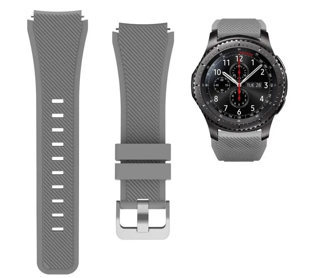 Samsung Galaxy Watch 42mm SM-R810 SM-R815 Soft Silicone Strap Sports Band