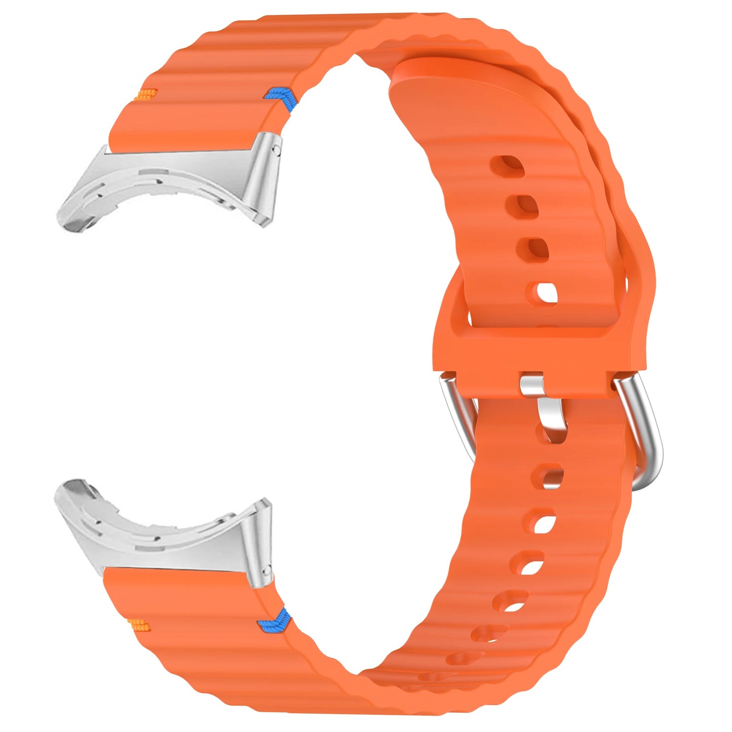 Google Pixel Watch 3 41mm Strap Watch Band Sports Soft Silicone Wave Band