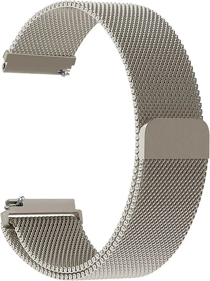 Garmin Vivoactive 6 Strap Magnetic Milanese Metal Mesh Loop Band Stainless Steel