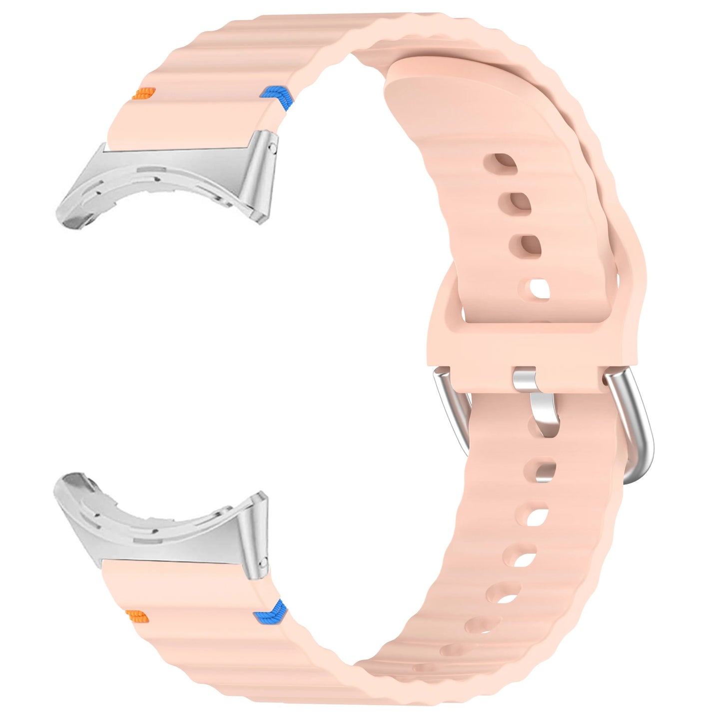 Google Pixel Watch 3 41mm Strap Watch Band Sports Soft Silicone Wave Band