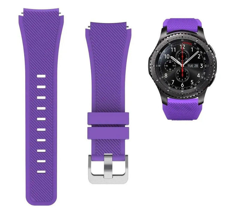 Samsung Galaxy Watch 42mm SM-R810 SM-R815 Soft Silicone Strap Sports Band