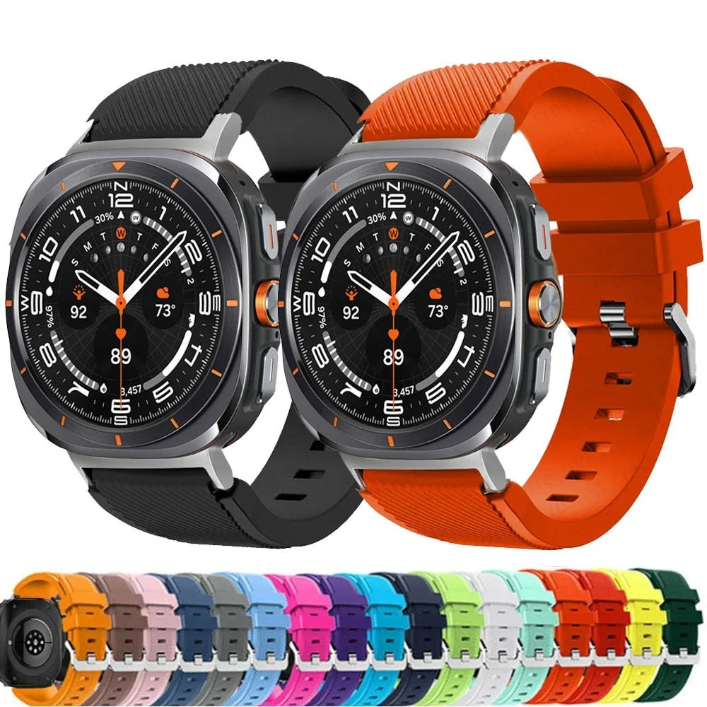 Samsung Galaxy Watch Ultra 47mm Watch Strap Band Soft Silicone Sports