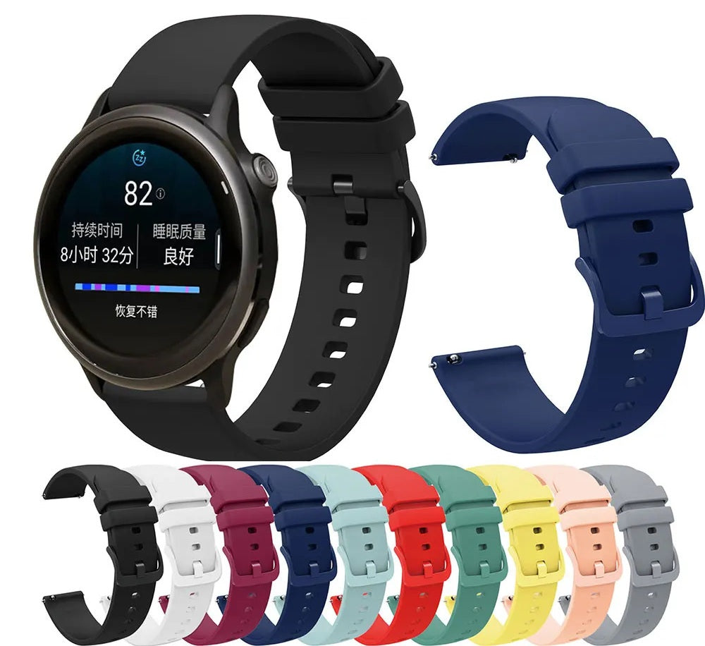 Garmin Vivoactive 3T Silicone Sport Watch Strap Band Soft Solid Color