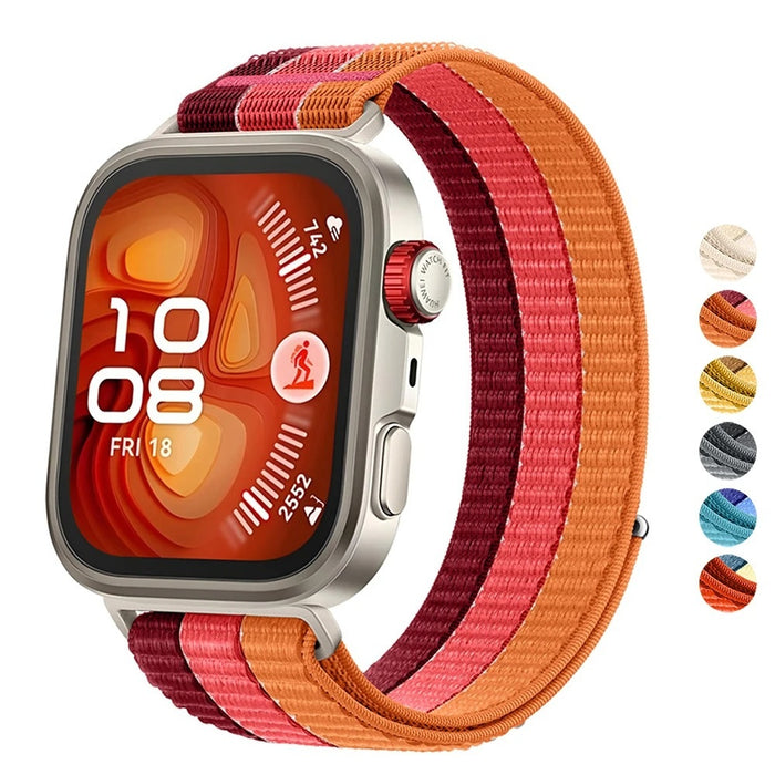 Huawei Watch Fit 4 Pro Strap Nylon Breathable Soft Sport Loop Gym Band