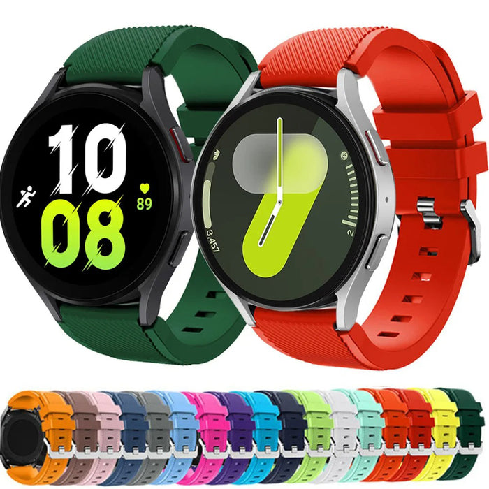 Samsung Galaxy Watch 7 40mm Watch Strap Band Soft Silicone Sports