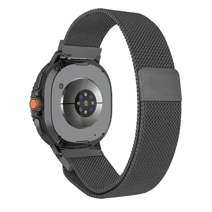 Samsung Galaxy Watch 8 44 MM Magnetic Milanese Metal Mesh Loop Band Strap Stainless Steel