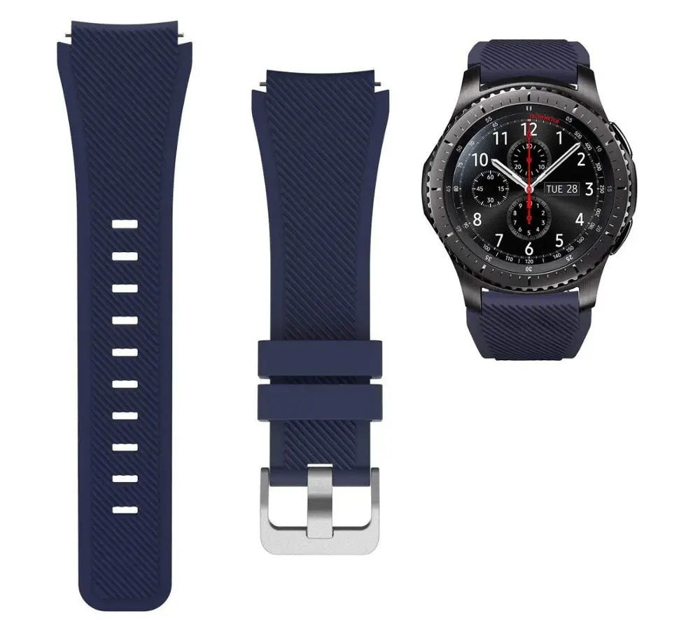 Samsung Galaxy Watch 42mm SM-R810 SM-R815 Soft Silicone Strap Sports Band