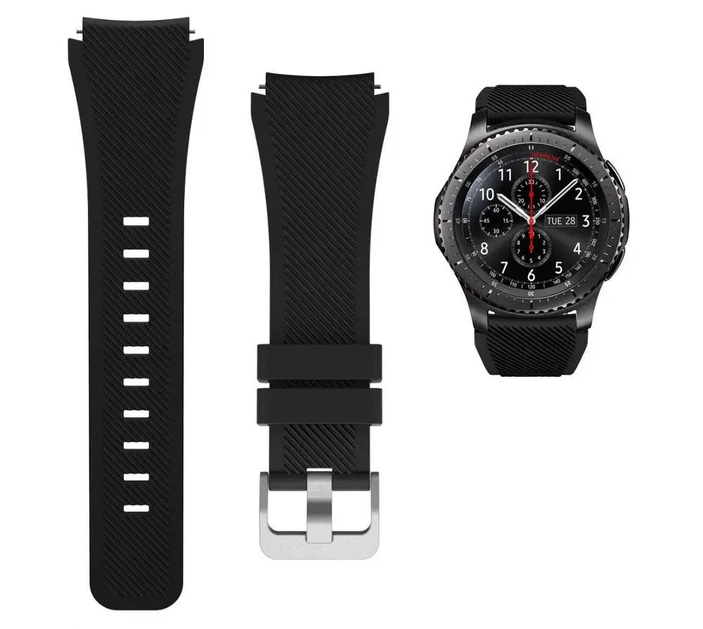 Samsung Galaxy Watch 42mm SM-R810 SM-R815 Soft Silicone Strap Sports Band