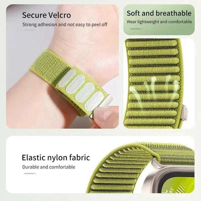 Apple Watch Series 8 Strap Nylon Braided Loop Watch Band